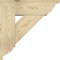 Ekena Millwork Traditional Traditional Rough Sawn Bracket w/ Offset Brace, Douglas Fir, 8"W x 24"D x 24"H BKT0806X24X24TRA01RDF - alternate 4